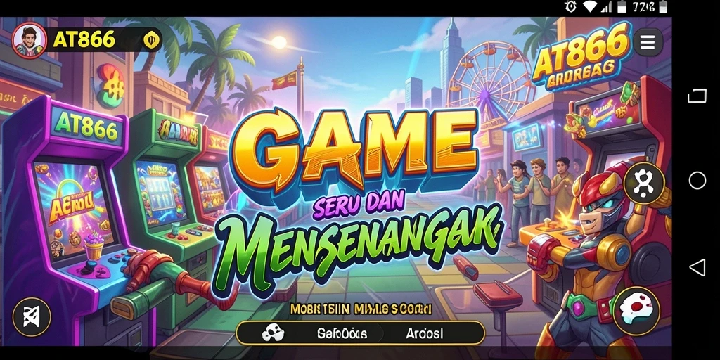 Tampilan gameplay seru dan penuh aksi dari AT866.