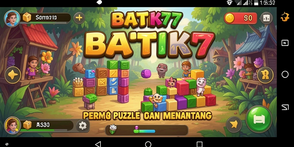 Screenshot gameplay menunjukkan tantangan menarik dalam BATIK77.