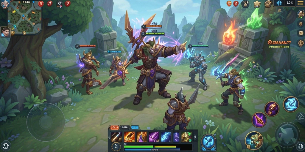 Tampilan gameplay mendebarkan dari CEMARA77 yang penuh aksi.