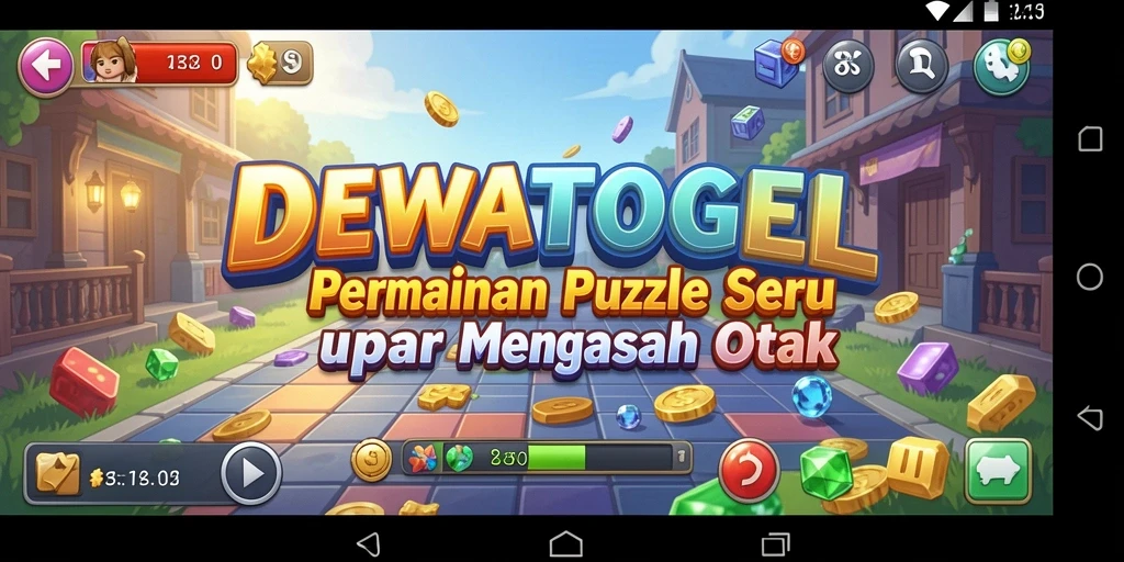 Tampilan gameplay DEWATOGEL yang menantang dan interaktif.