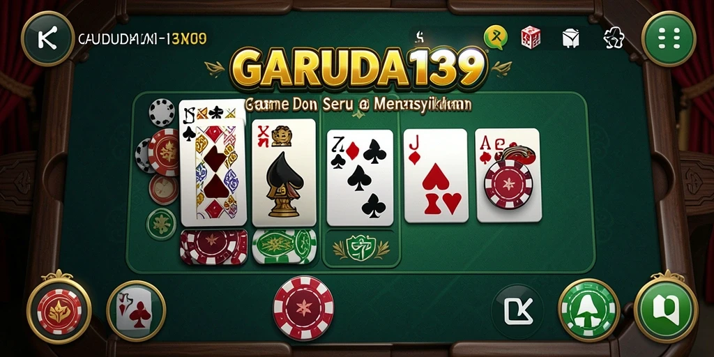 Tampilan menarik dari gameplay Domino di GARUDA138.