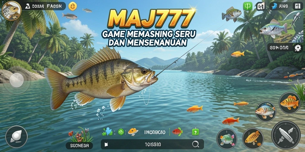 Gameplay MAJ777 dengan tampilan memancing yang menakjubkan dan realistis.