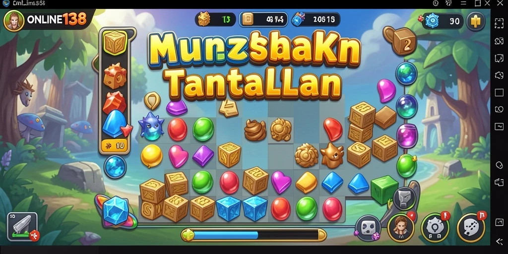 Tampilan gameplay seru dari ONLINE138 dengan berbagai teka-teki menantang.