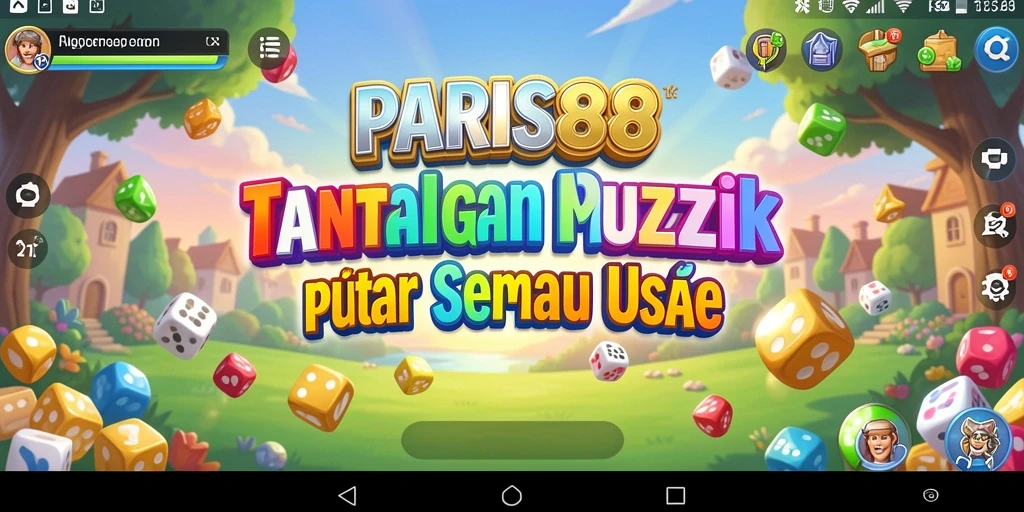 Tampilan gameplay PARIS88 dengan berbagai teka-teki menarik.