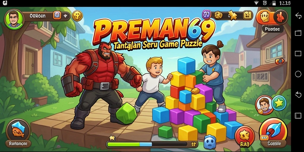 Gameplay menarik dalam PREMAN69 dengan tantangan puzzle.