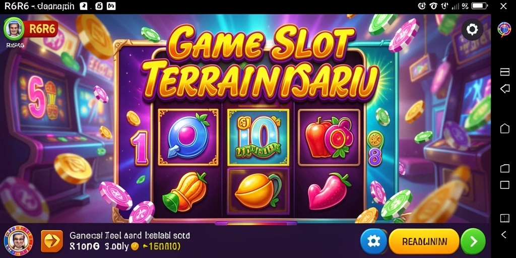 Screenshot utama R6R6 menampilkan gameplay slot yang seru dan menarik.