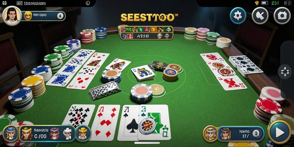 Tampilan menarik dari gameplay Gaple SESETOTO yang memikat.