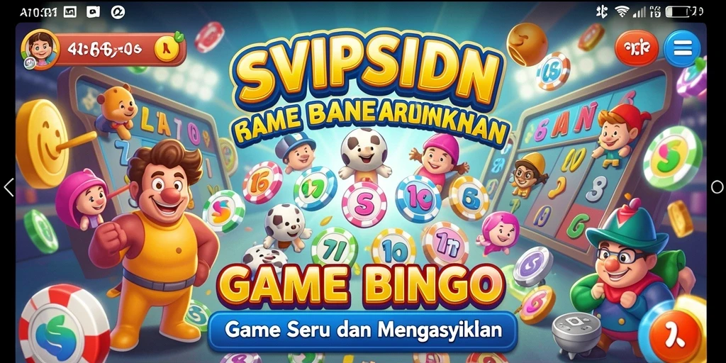 Gameplay seru dan menarik dalam SVIPSIDN Bingo.