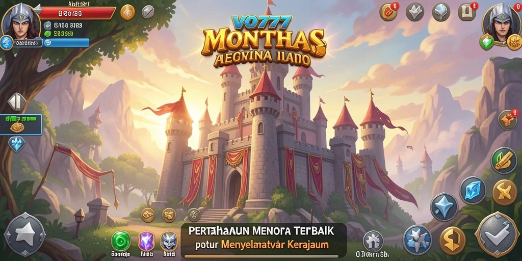 Screenshot VO777 menampilkan aksi seru dalam permainan Tower Defense.