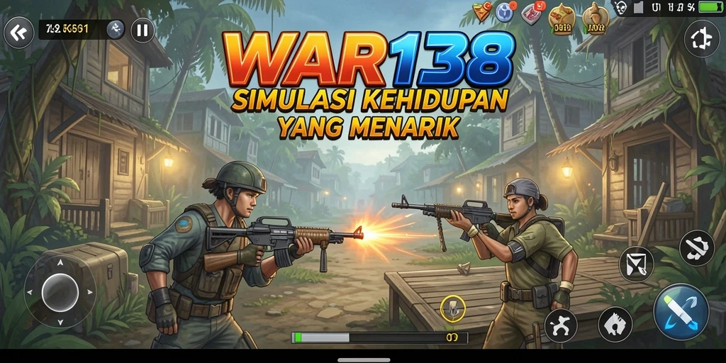 Tampilan gameplay yang mengesankan dalam simulasi WAR138.