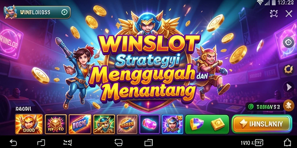 Tampilan gameplay menarik dengan elemen strategi dalam WINSLOT.